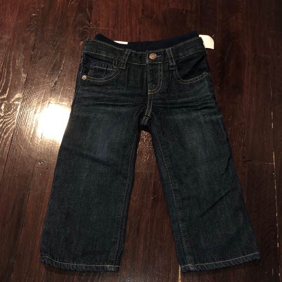 Toddler Boy 18-24 Month Baby Gap Dark Wash Straight Adjustable Denim Jeans